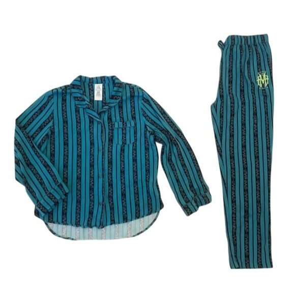 Disney Haunted Mansion pajama set Rare wallpaper print long pants retired - Picture 9 of 15